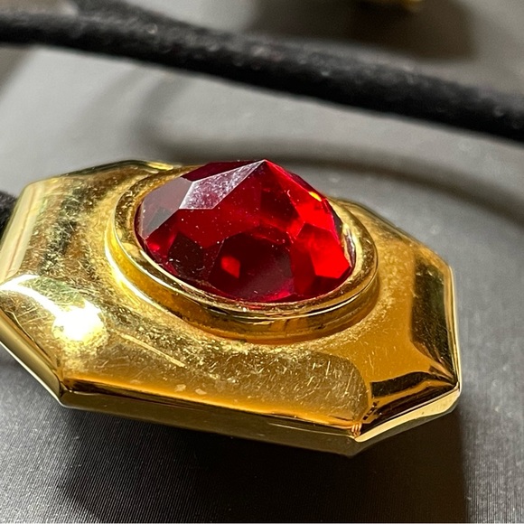 Bague Cocktail Cookie Lee Réglable En Verre à Facettes - Modèle 89702 - Neuf Avec étiquettes, Rare